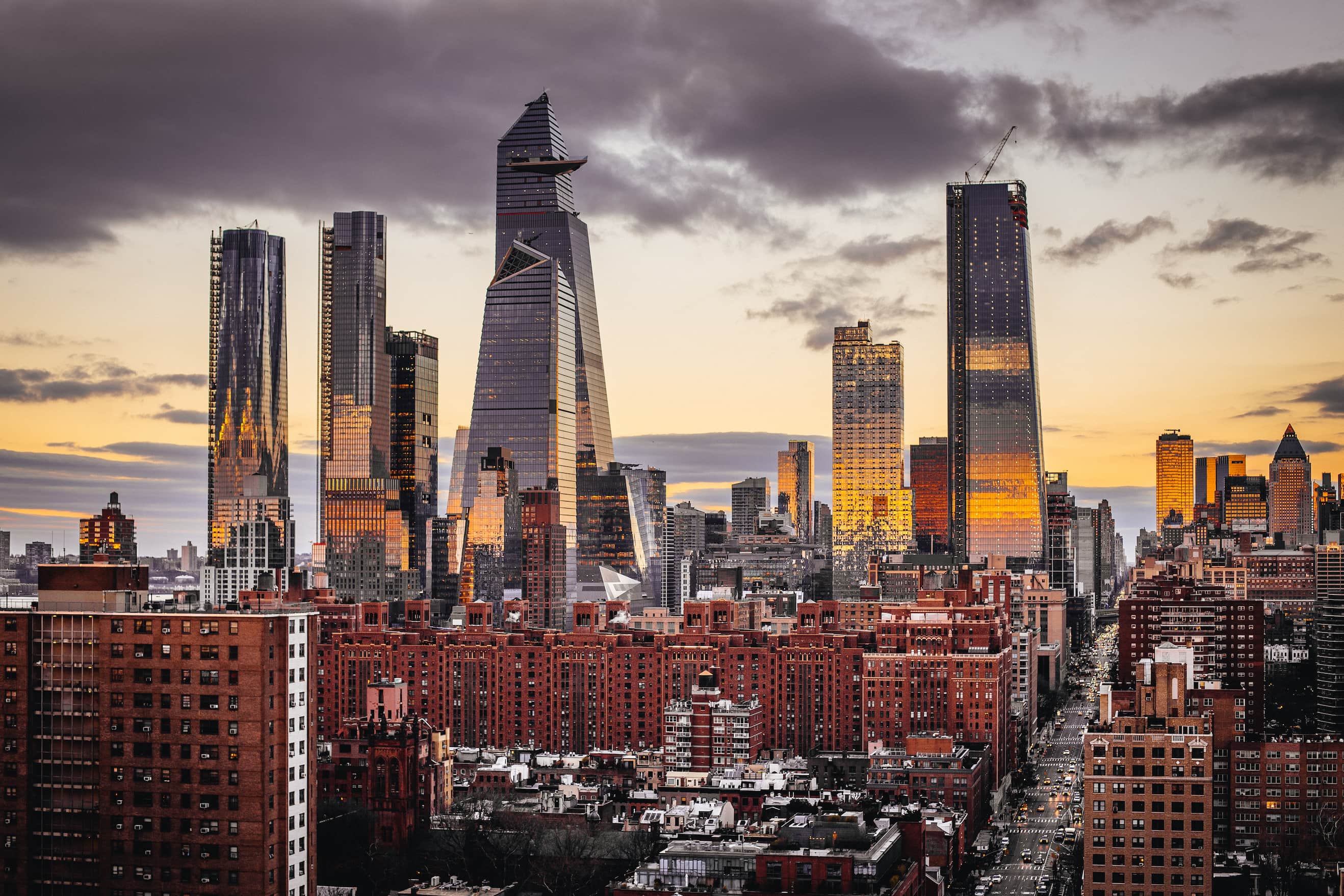 Skyline at dusk